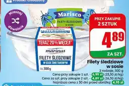 Dino Filety śledziowe w sosie Marisco oferta