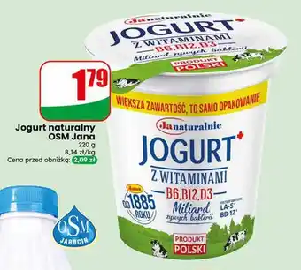Dino Jogurt naturalny OSM Jana oferta