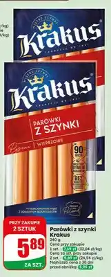 Dino Parówki z szynki Krakus oferta