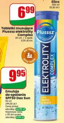 Dino Tabletki musujące Plusssz elektrolity Complex oferta