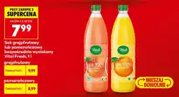 Biedronka Sok grejpfrutowy bezpośrednio wyciskany Vital Fresh oferta