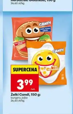Biedronka Żelki Candi burgery oferta