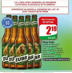 Dino Piwo Żubr butelka zwrotna oferta