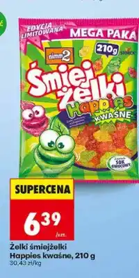 Biedronka Żelki Śmiejżelki Happies kwaśne nimm2 oferta