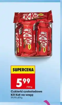 Biedronka Cukierki czekoladowe KitKat na wagę oferta