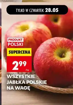 Biedronka Jabłka polskie na wagę oferta