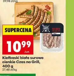 Biedronka Kiełbaski białe surowe cienkie Czas na Grill oferta