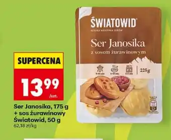 Biedronka Ser Janosika z sosem żurawinowym Światowid oferta