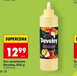 Biedronka Sos czosnkowy Develey oferta