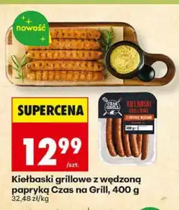 Biedronka Kiełbaski grillowe z wędzoną papryką Czas na Grill oferta