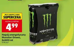 Biedronka Napój energetyczny Monster Green 2-pak oferta