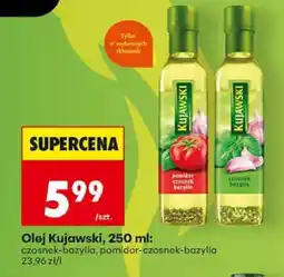 Biedronka Olej Kujawski czosnek-bazylia oferta