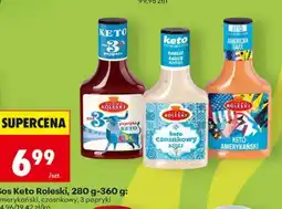 Biedronka Sos Keto Roleski amerykański oferta