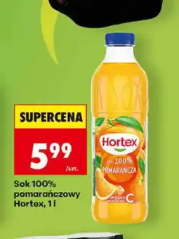 Biedronka Sok 100% pomarańczowy Hortex oferta
