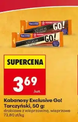 Biedronka Kabanosy Exclusive Go! wieprzowe Tarczyński oferta