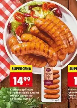 Biedronka Kiełbasa grillowa z Podbeskidzia Kraina Wędlin Góralskie Specjały oferta