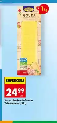 Biedronka Ser w plastrach Gouda Włoszczowa oferta