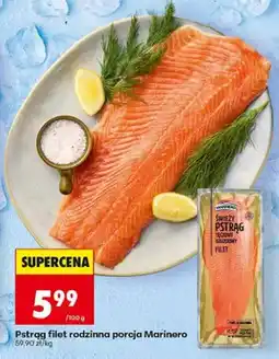 Biedronka Pstrąg filet rodzinna porcja Marinero oferta