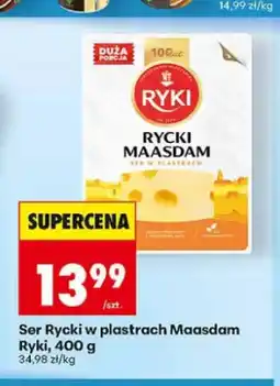 Biedronka Ser Rycki w plastrach Maasdam Ryki oferta