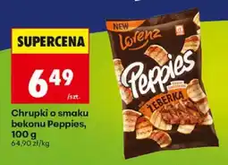 Biedronka Chrupki o smaku bekonu Peppies oferta
