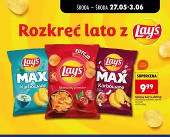 Biedronka Chipsy Lay's słoneczny pomidor oferta