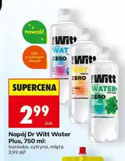 Biedronka Napój Dr Witt Water Plus borówka oferta