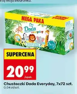 Biedronka Chusteczki Dada Everyday 7-pak 72szt oferta