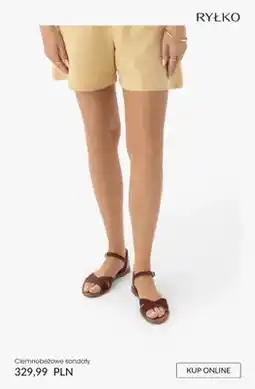 Ryłko Ciemnobeżowe sandały RYŁKO oferta