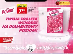 Biedronka Kostka do WC Pink Power 2-pak oferta