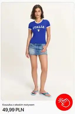 Cropp Koszulka z włoskim motywem oferta