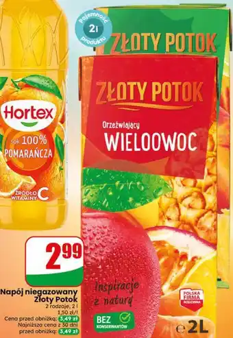 Dino Napój niegazowany Złoty Potok oferta