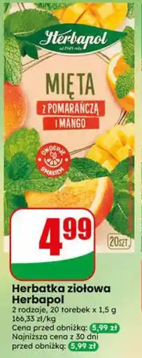 Dino Herbatka ziołowa Herbapol oferta