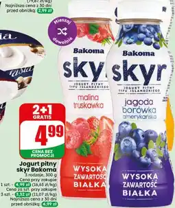 Dino Jogurt pitny skyr Bakoma oferta