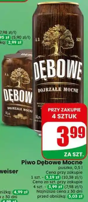 Dino Piwo Dębowe Mocne oferta