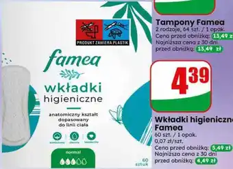 Dino Wkładki higieniczne Famea oferta