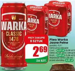Dino Piwo Warka Jasne Pełne oferta