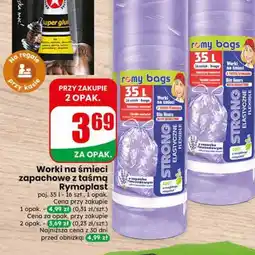 Dino Worki na śmieci zapachowe z taśmą Romy bags oferta