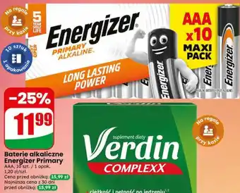 Dino Baterie alkaliczne Energizer Primary oferta