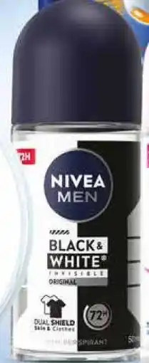 Dino Nivea Men Black & White Invisible Original Anti-Perspirant Roll-On oferta