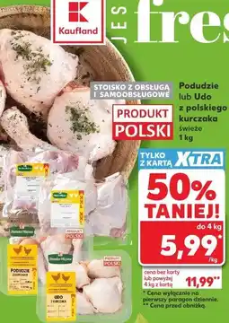Kaufland Podudzie lub Udo z polskiego kurczaka świeże oferta