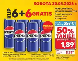 Kaufland PEPSI, MIRINDA, MOUNTAIN DEW, 7UP Napój gazowany różne rodzaje 0,33 l puszka oferta