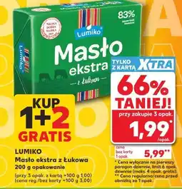 Kaufland LUMIKO Masło ekstra z Łukowa 200 g opakowanie oferta
