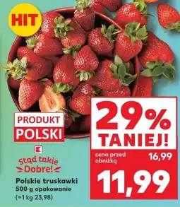 Kaufland Polskie truskawki 500 g opakowanie oferta