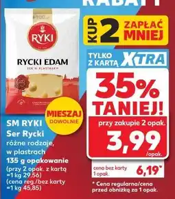 Kaufland Ser Rycki różne rodzaje, w plastrach 135 g SM RYKI oferta