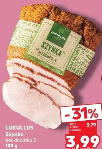 Kaufland LUKULLUS Szynka bez dodatku E oferta