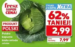 Kaufland Polska kapusta biała młoda sztuka oferta