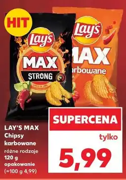 Kaufland LAY'S MAX Chipsy karbowane oferta