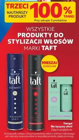Kaufland Produkty do stylizacji włosów Taft oferta