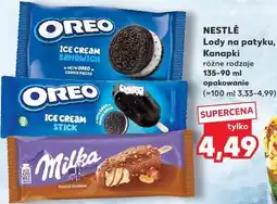Kaufland Lody na patyku, Kanapki oferta