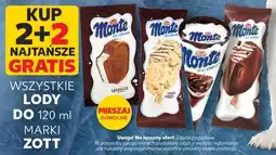 Kaufland WSZYSTKIE LODY DO 120 ml MARKI ZOTT oferta
